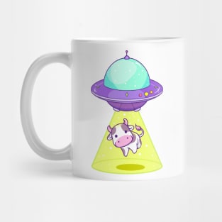 Cow Abduction - Alien Ship Mug